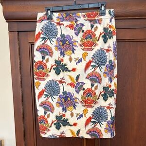 J. Crew Multicolor Floral Pencil Skirt - 8